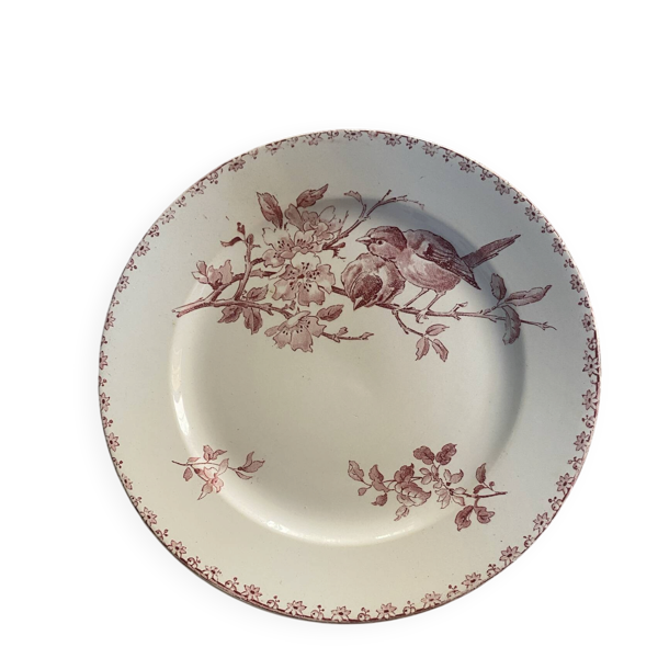 Assiette plate modèle Favori de Sarreguemines