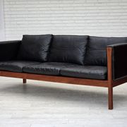 1960s, Danish design by H.J.Wegner, 3 seater sofa model CH 163.