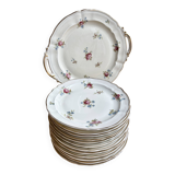 Service à dessert Bernardaud Porcelaine fine