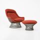 Fauteuil et repose-pieds par Warren Platner pour Knoll International, 1960s