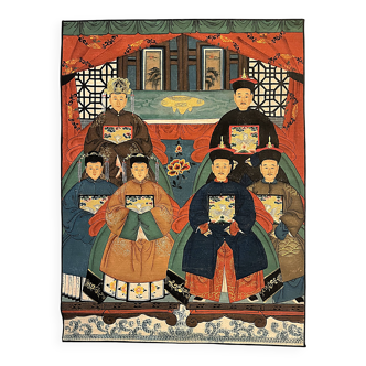 Painting, portrait of Chinese ancestors