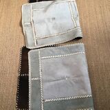 Lot of 2 carpets cow skins 120x60cm