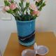 Pink porcelain salt cellars