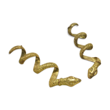 Pair of golden snakes