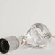 Sculptural Clear Crystal Glass Table Lamp by Schneider, France, 1950s