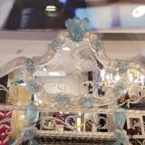 Espejo in Murano crystal, recorded in acid, Ongaro and Fuga, s.XX – Italia