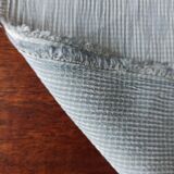 Blue vintage striped fabric