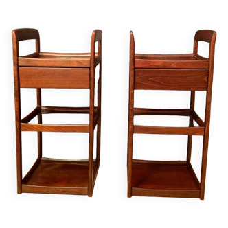 A pair of shelves and cabinets, 1970s