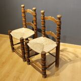 Pair of rustic chairs