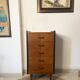 Commode chiffonnier vintage 1950/1960 5 tiroirs