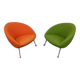 Pair of Hanna armchairs, Artifort brand