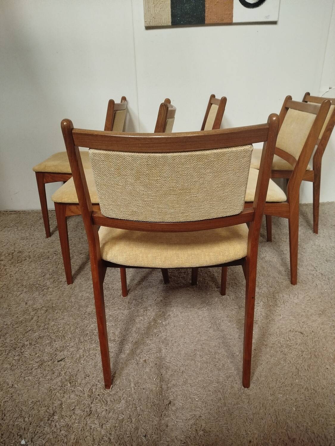 6 Danish rosewood chairs