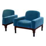 pair of "romantico" armchairs by Piero Ranzani, Elam edition 1950