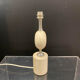 Lamp base travertine Thomas Barbier 1960