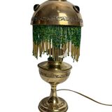 Art Deco Parisian lamp brass beads circa 1940
