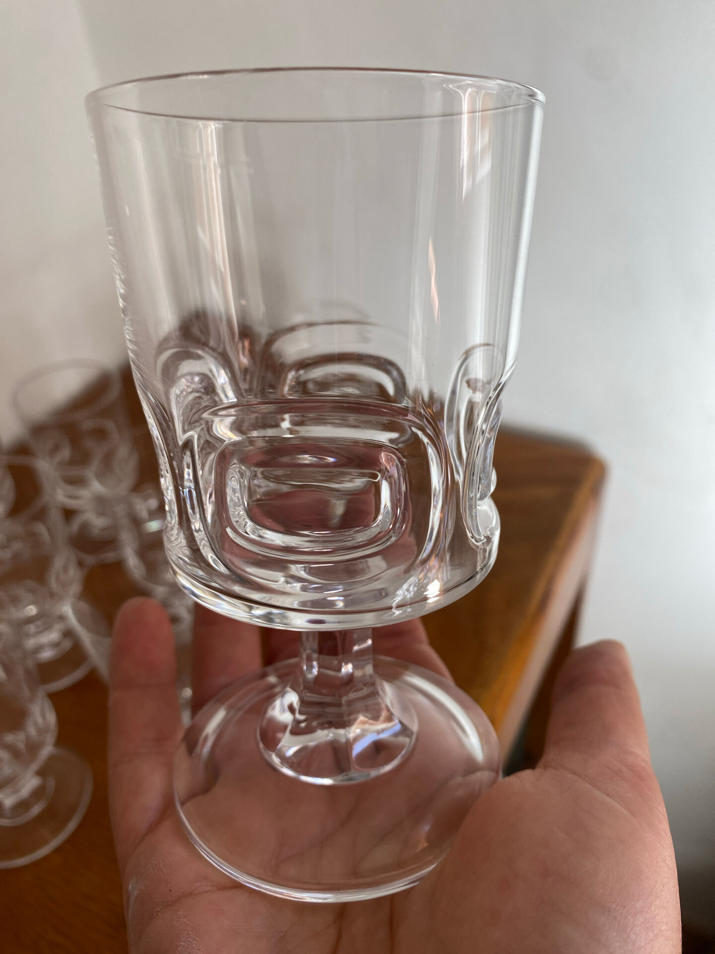 Verres graphique, Cristal D’Arques 