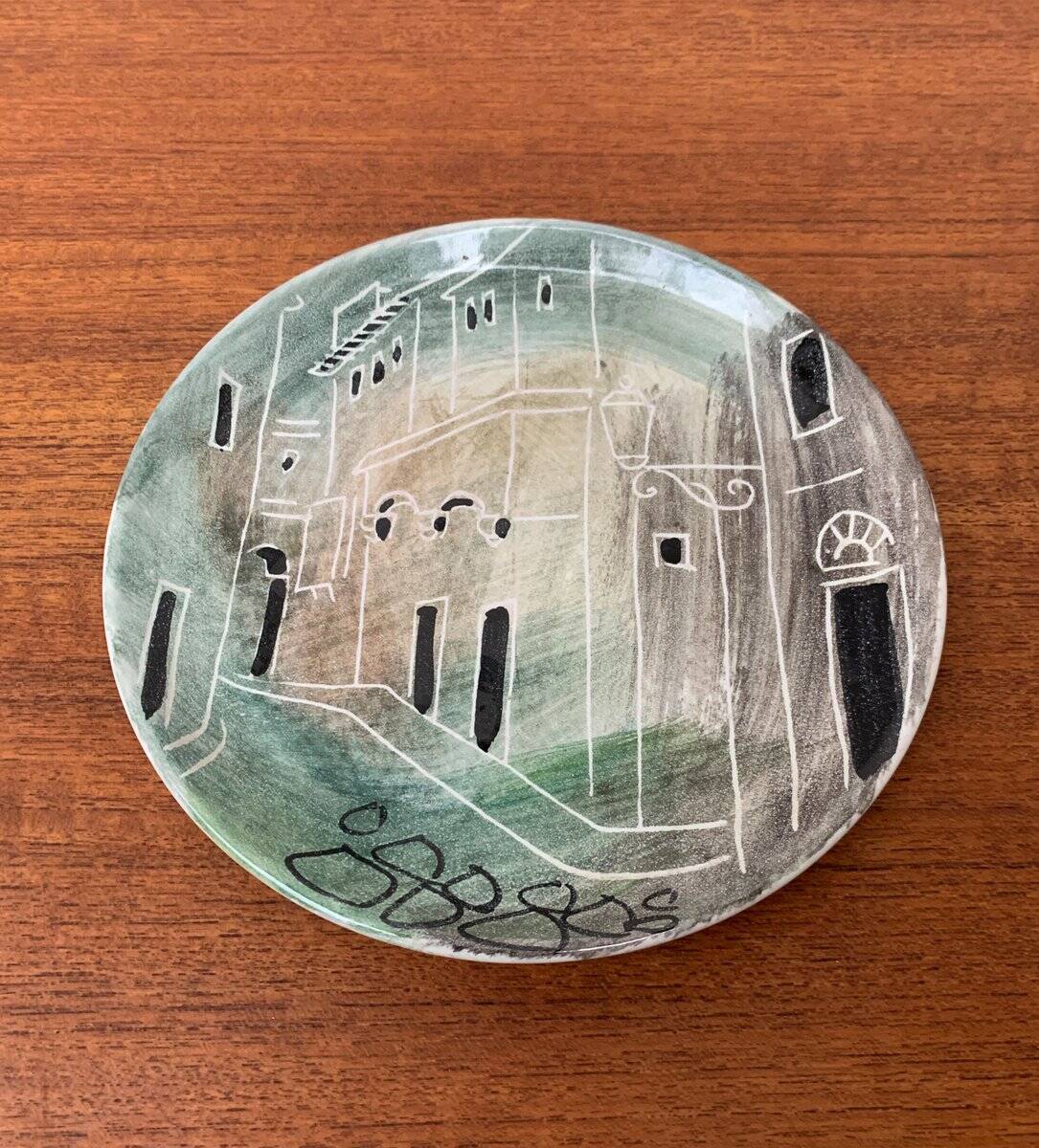 Vintage Italian wall plate