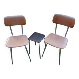 Nice set of vintage chairs and stool