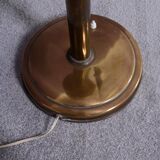 Totem floor lamp from the 60s in yellow granite methacrylate.