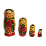 4 vintage matryoshkas
