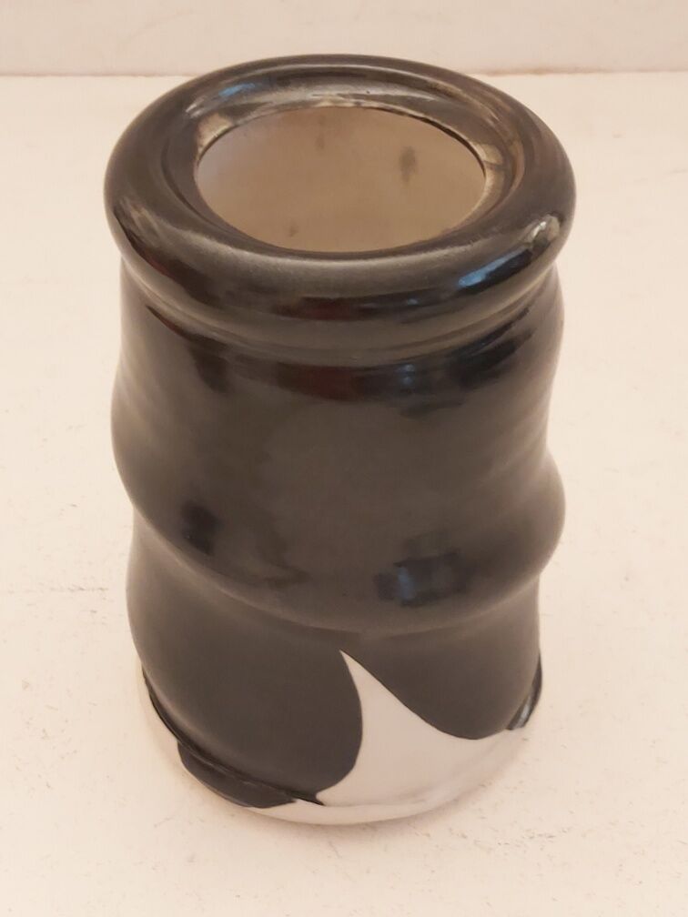 Vintage Mado Jolain ceramic vase signed