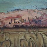 20th oil on panel, signed