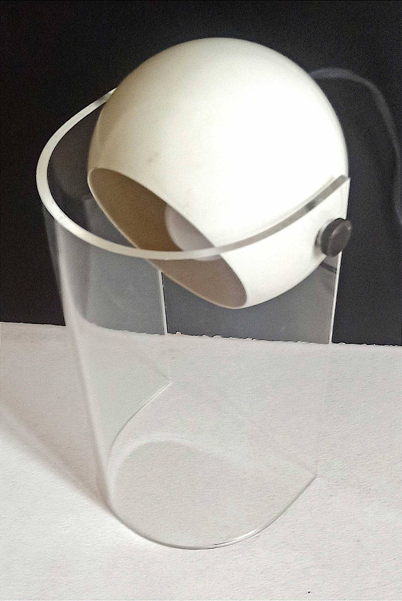 Space Age Lamp 1970s Height 30 cm