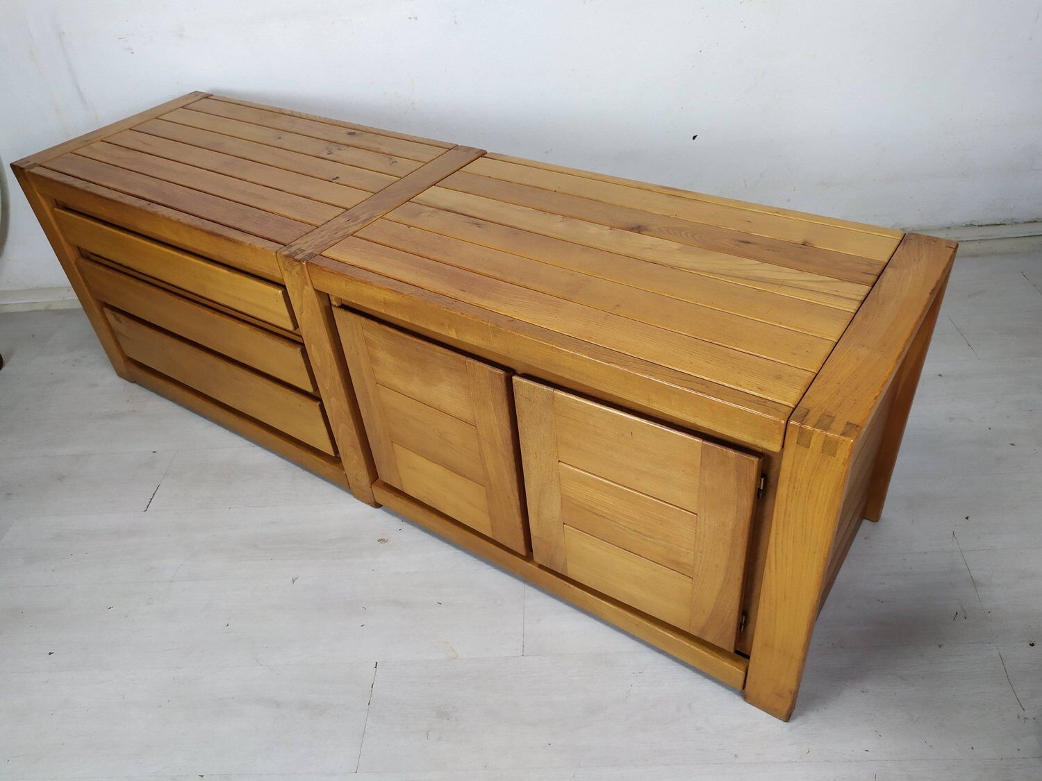 Vintage enfilade in elm by Maison Regain