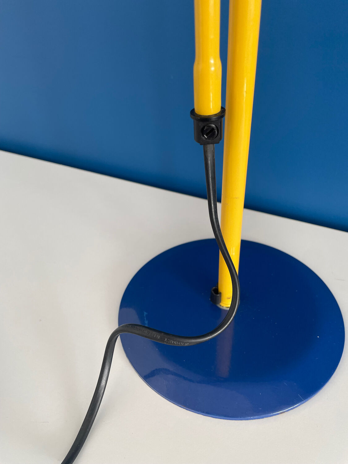 Colored metal articulated lamp 80s 90s