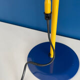 Colored metal articulated lamp 80s 90s