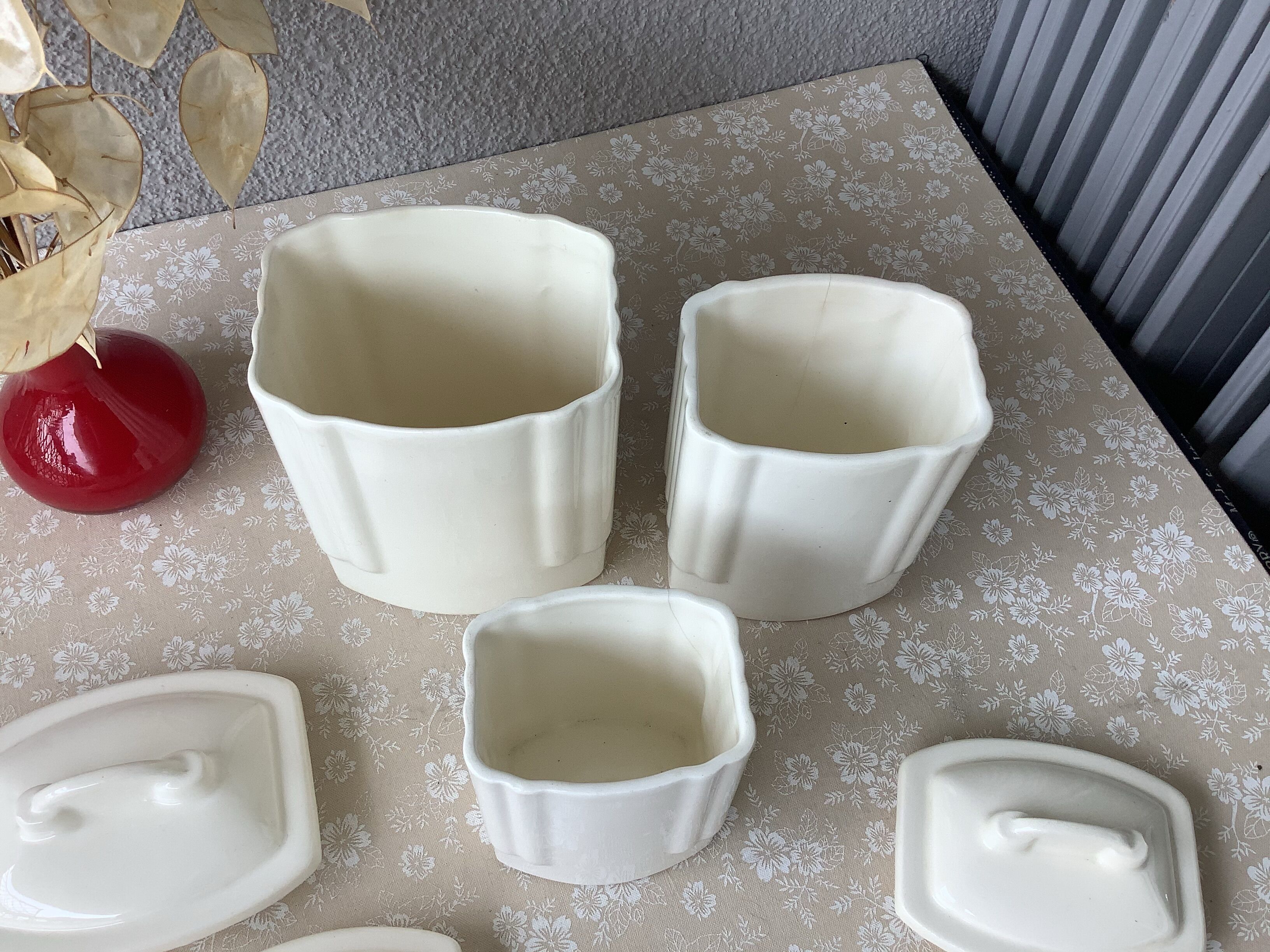 Spice pots Ditmar Urbach art deco Germany