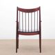 Pair of armchairs, side table, Danish in rosewood, Arne Vodder 1960.