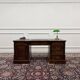 Classic English Desk Green Leather
