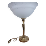 Lampe art-déco en laiton