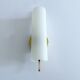 Vintage Glass Brass Wall Light