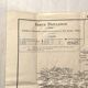 Vintage 1940 Occupied Zone Boundary Map