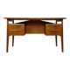 1960s Vintage Mid-Century Danish Teak Writing Desk