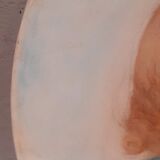 Pastel Old Portrait Of A Child Dated 1921 And Signed