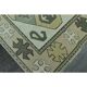 1970s vintage Turkish Oushak handmade wool cotton green area rug 164x207