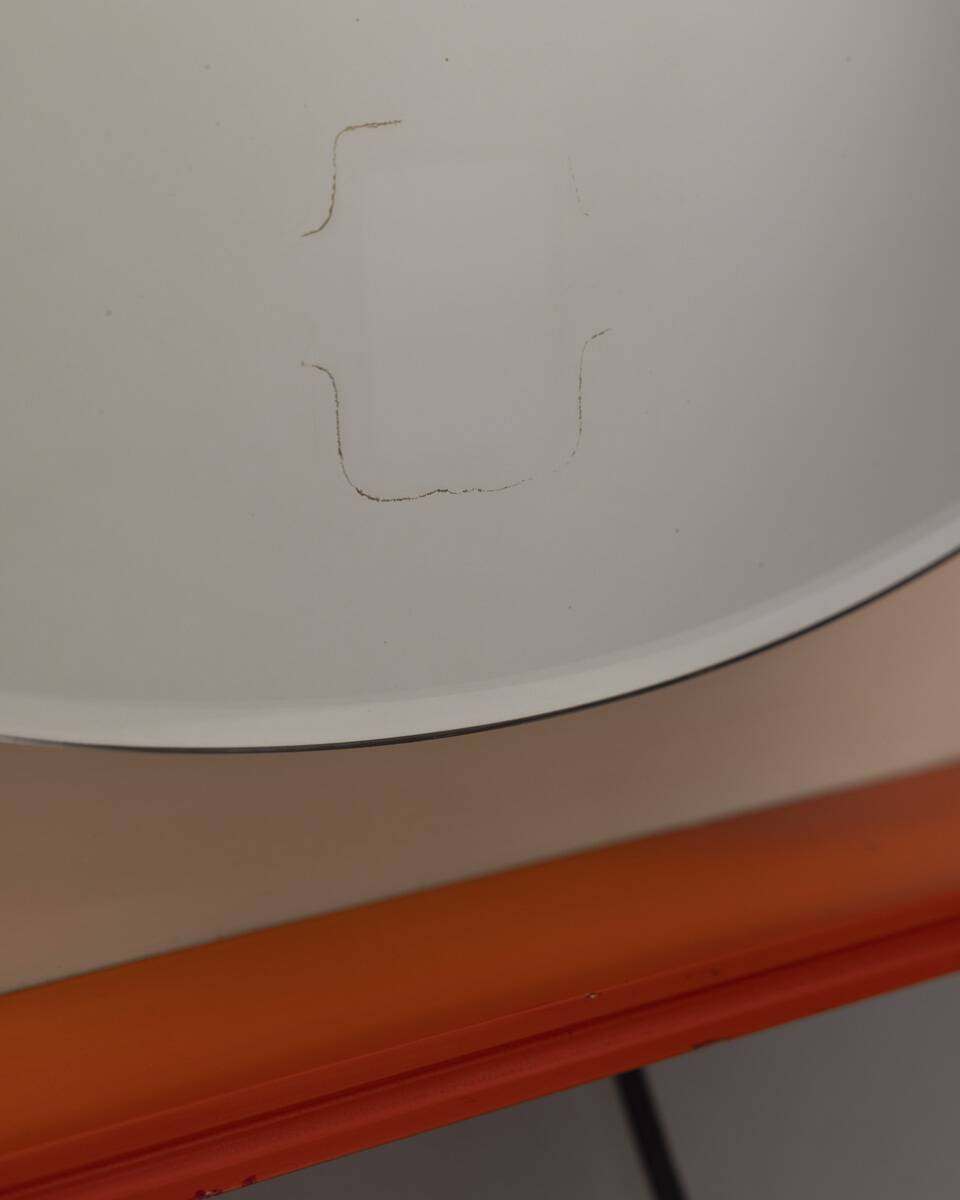 Vintage 1970s Backlit Wall Mirror, Italian Design
