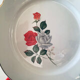 Round dish Luneville Menton collection