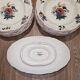 Service for 6 people, Sarreguemines earthenware, Agreste model.