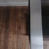 Brushed aluminum shelf 1980