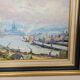 Oil painting on canvas - Normandy - Duclair signed Yves Bouffigny 1997