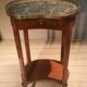 Louis XVI style marble top side table