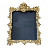Cadre de miroir ou de tableau en stuc doré