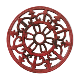 Red cast iron underside