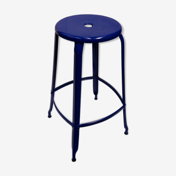 Bar nicolle stool h75 blue ral 5002 brilliant ultramarine blue
