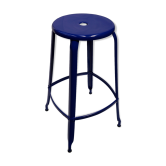 Bar nicolle stool h75 blue ral 5002 brilliant ultramarine blue