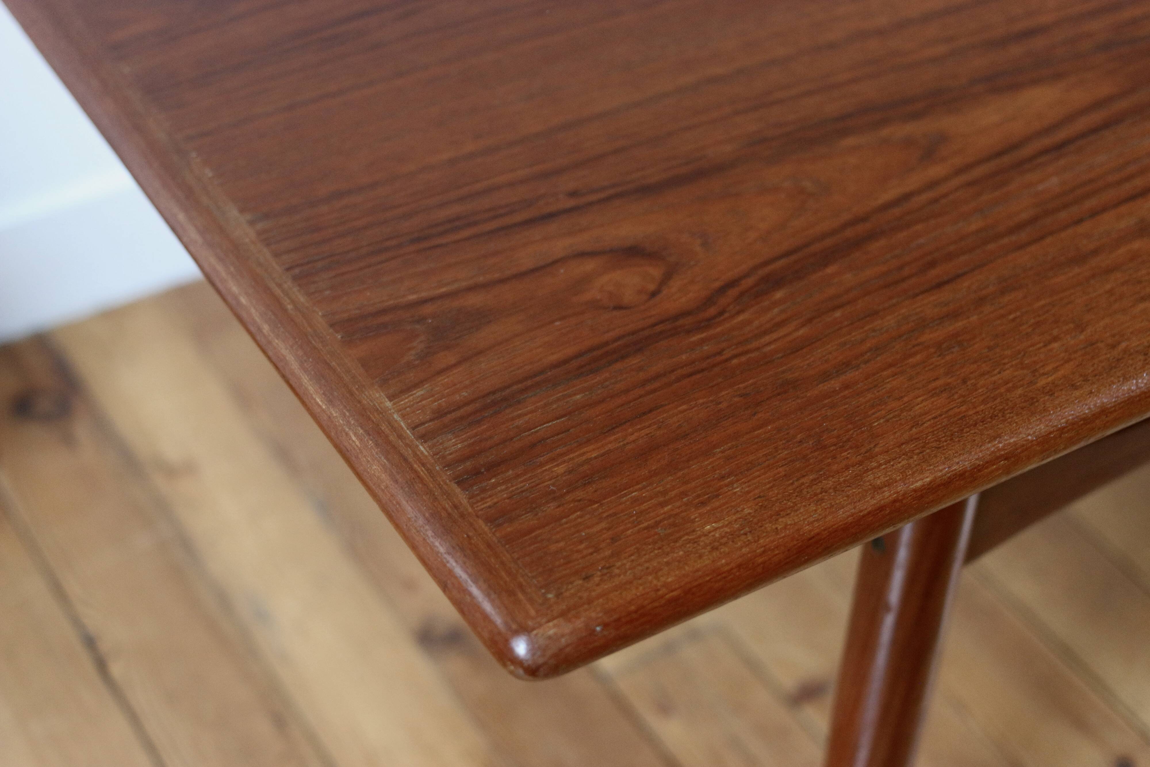 Vintage Scandinavian teak coffee table Trioh 1960s